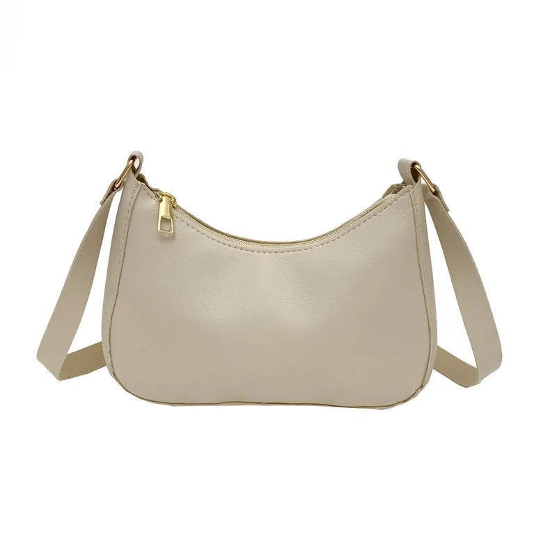 Bolso retro con lazo para mujer, bolso baguette de piel sintética, bolso de hombro estilo occidental, bolso de hombro con protección contra la humedad en las axilas.