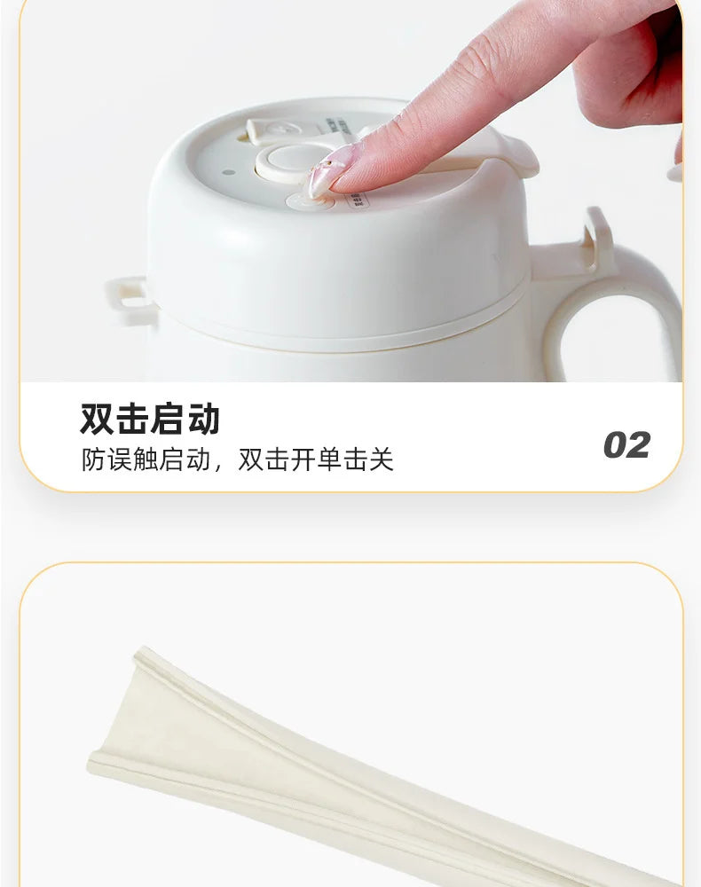 Exprimidor eléctrico portátil multifunción para el hogar Royalty Line Roya Juice Bucket con cuchilla de 12 hojas