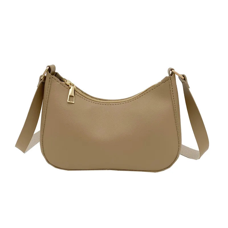 Bolso retro con lazo para mujer, bolso baguette de piel sintética, bolso de hombro estilo occidental, bolso de hombro con protección contra la humedad en las axilas.