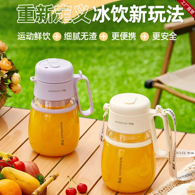 Exprimidor eléctrico portátil multifunción para el hogar Royalty Line Roya Juice Bucket con cuchilla de 12 hojas