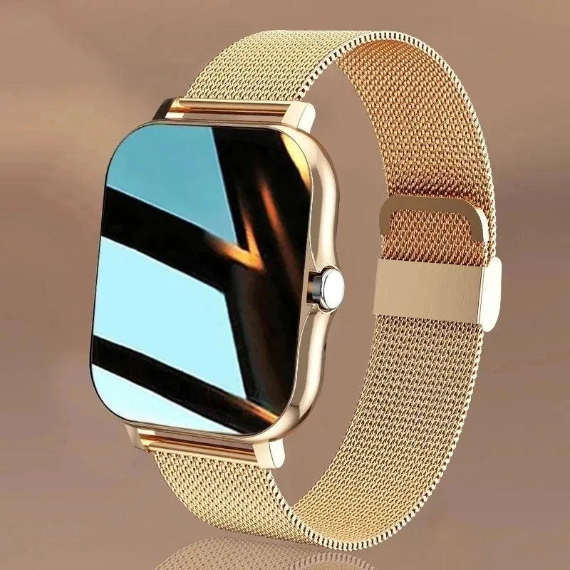 Reloj inteligente deportivo con control de la salud, resistente al agua, Bluetooth, llamadas, para hombres y mujeres, iOS, Xiaomi y Huawei 2025